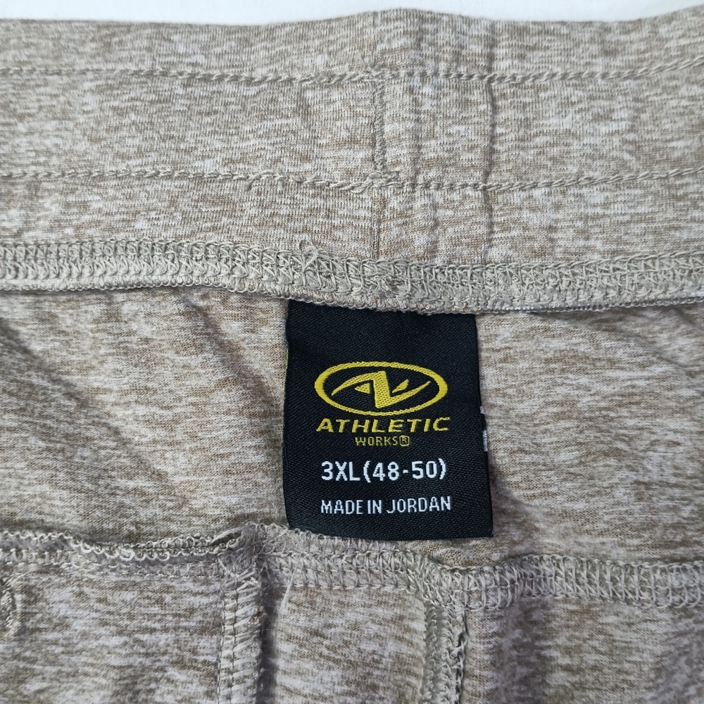 2 Athletic Works Men's Buttercore Shorts Size 2XL XXL Taupe 8" Inseam NWT - Picture 4 of 11
